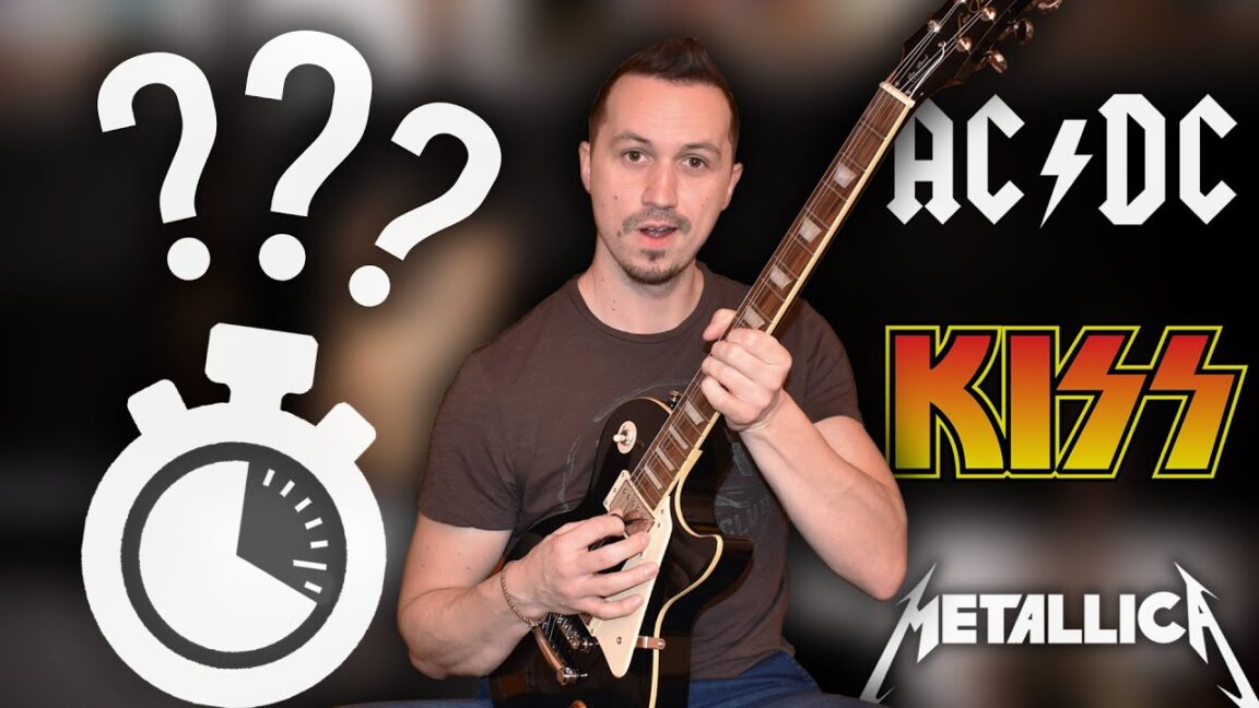 Guess 30 Songs By Famous BADASS Guitar RIFFS RIFF